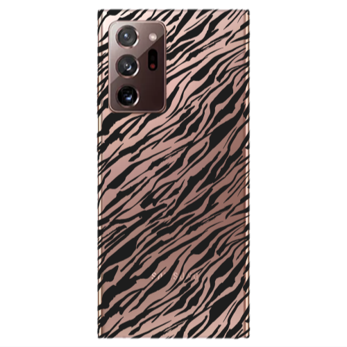 Samsung Note 20 Ultra Black zebra Transparent Silicone TPU Θήκη