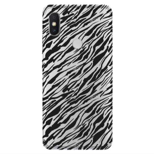 Xiaomi Redmi S2 Black zebra Transparent Silicone TPU Θήκη