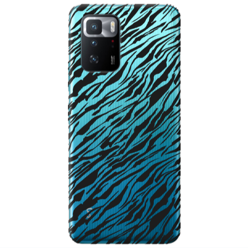 Xiaomi Poco X3 GT Black zebra Transparent Silicone TPU Θήκη