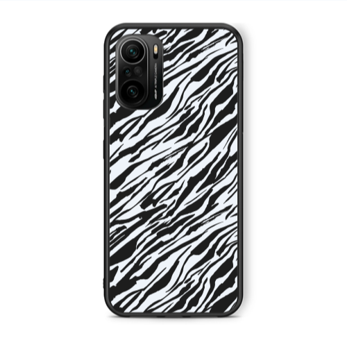 Xiaomi Poco F3 Black zebra Black Glossy Θήκη