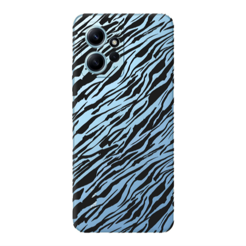 Xiaomi Redmi Note 12 4G Black zebra Transparent Silicone TPU Θήκη