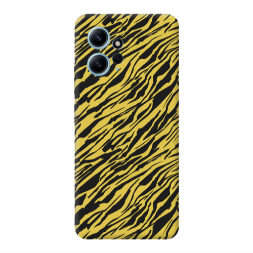 Xiaomi Redmi Note 12 4G Black zebra Yellow Colored Silicone TPU Θήκη