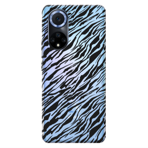Huawei Nova 9 Black zebra Transparent Silicone TPU Θήκη