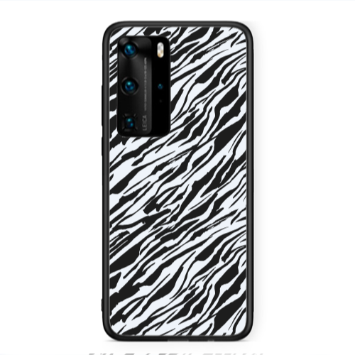 Huawei P40 Pro Black zebra Black Glossy Θήκη