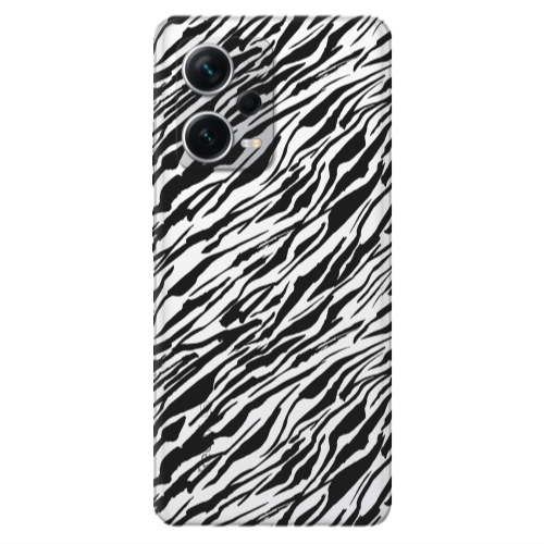 Xiaomi Redmi Note 12 5G Black zebra Transparent Silicone TPU Θήκη