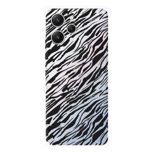Xiaomi Redmi 12 Black zebra Transparent Silicone TPU Θήκη
