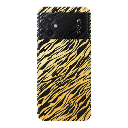 Xiaomi Poco M5 Black zebra Transparent Silicone TPU Θήκη