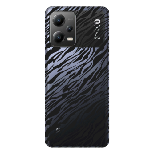Xiaomi Poco X5 Black zebra Transparent Silicone TPU Θήκη