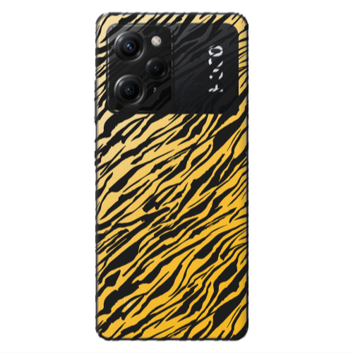 Xiaomi Poco X5 Pro Black zebra Transparent Silicone TPU Θήκη