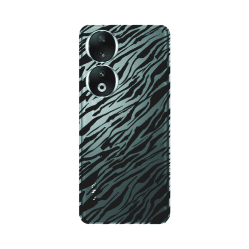 Honor 90 5G Black zebra Transparent Silicone TPU Θήκη