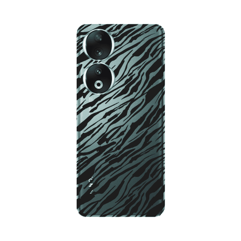 Honor 90 5G Black zebra Transparent Silicone TPU Θήκη