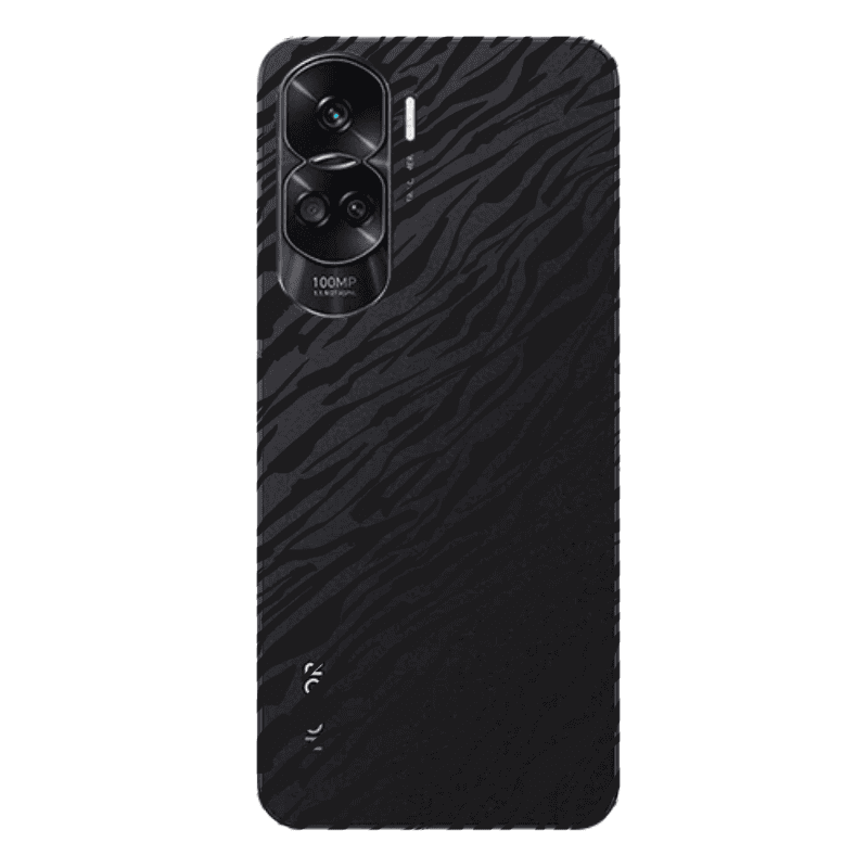 Honor 90 Lite 5G Black zebra Transparent Silicone TPU Θήκη