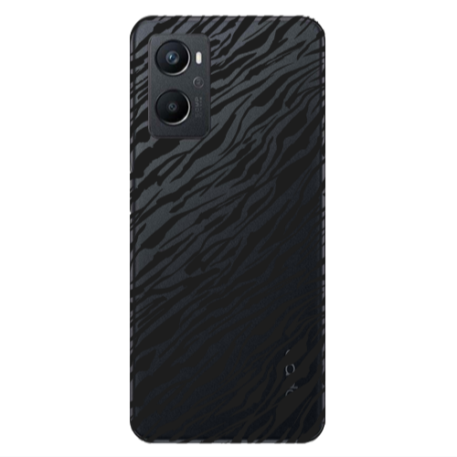 Oppo A 96 Black zebra Transparent Silicone TPU Θήκη