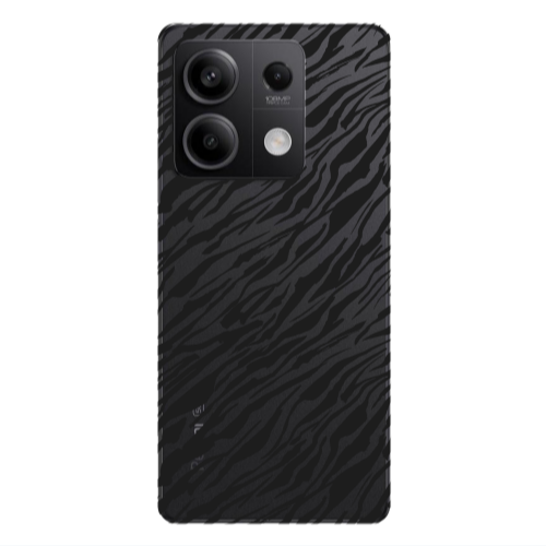Xiaomi Redmi Note 13 5G Black zebra Transparent Silicone TPU Θήκη