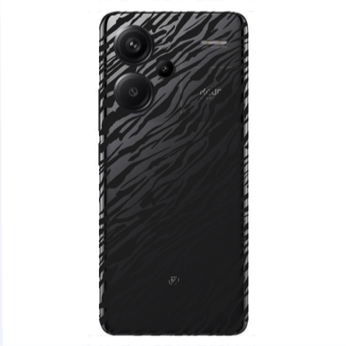 Xiaomi Redmi Note 13 Pro+ 5G  Black zebra Transparent Silicone TPU Θήκη