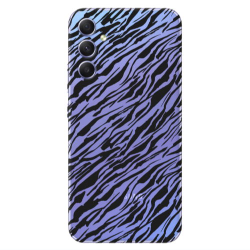 Samsung A25 Black zebra Transparent Silicone TPU Θήκη