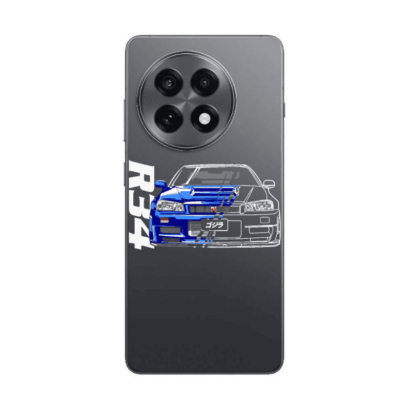 Oneplus 13 5G Blue R34 Transparent Silicone TPU Θήκη