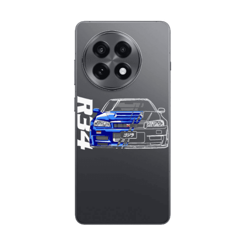 Oneplus 13 R Blue R34 Transparent Silicone TPU Θήκη