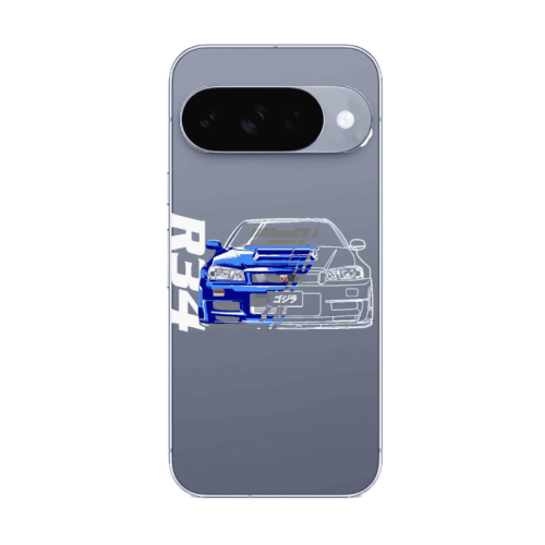 Google Pixel 10 Blue R34 Transparent Silicone TPU Θήκη