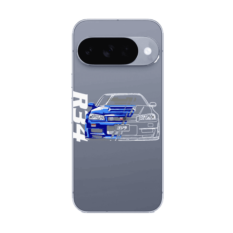 Google Pixel 10 Blue R34 Transparent Silicone TPU Θήκη