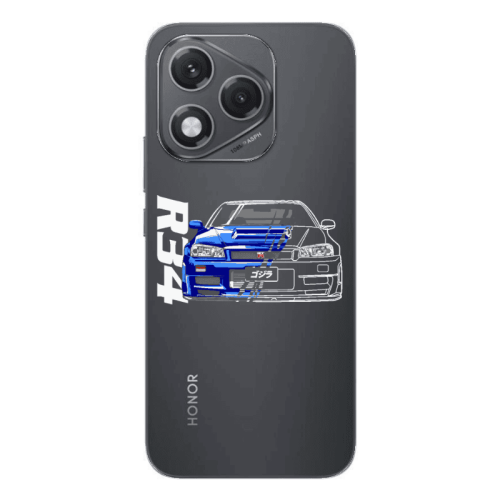 Honor 400 Lite Blue R34 Transparent Silicone TPU Θήκη