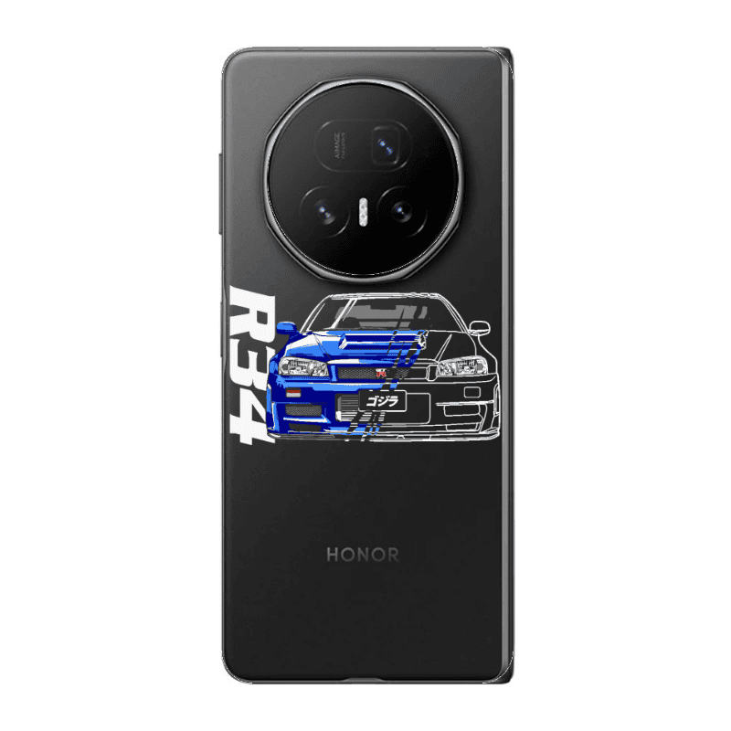 Honor Magic V5 Blue R34 Transparent Silicone TPU Θήκη