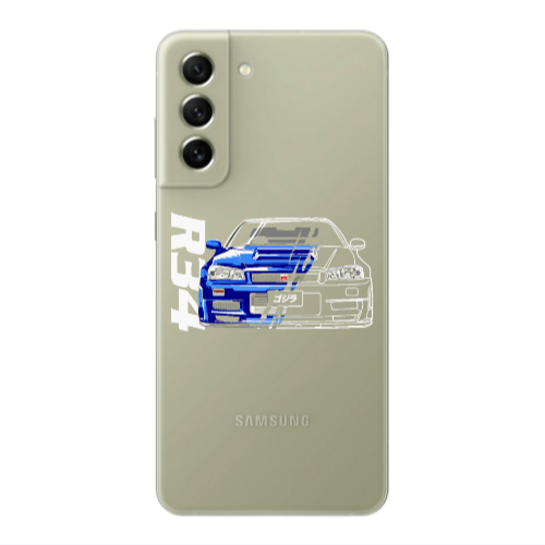 Samsung S22 Plus Blue R34 Transparent Silicone TPU Θήκη