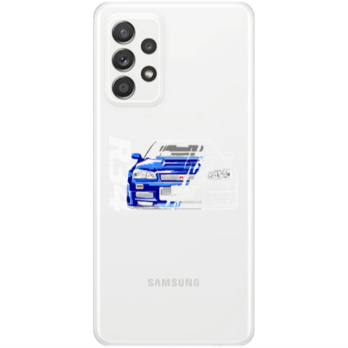 Samsung A23 Blue R34 Transparent Silicone TPU Θήκη