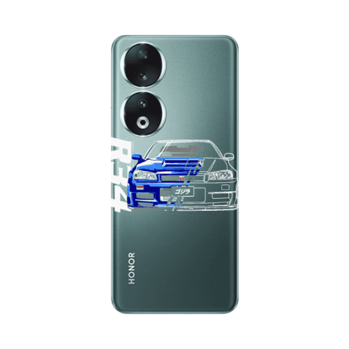 Honor 90 5G Blue R34 Transparent Silicone TPU Θήκη