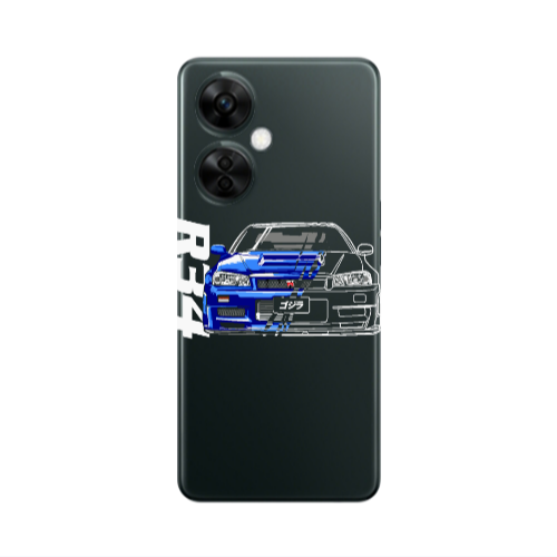 Oneplus Nord CE 3 Lite 5G Blue R34 Transparent Silicone TPU Θήκη