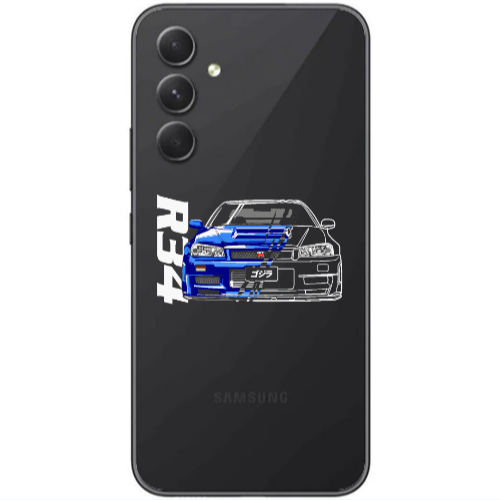 Samsung  Galaxy A05s Blue R34 Transparent Silicone TPU Θήκη