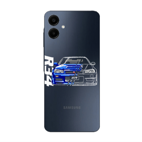 Samsung A06 Blue R34 Transparent Silicone TPU Θήκη