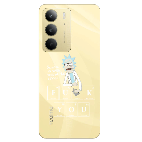 Realme C 75 Rick Scince is wise Transparent Silicone TPU Θήκη