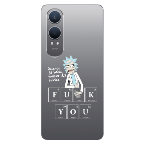 Oneplus Nord Ce 4 lite Rick Scince is wise Transparent Silicone TPU Θήκη