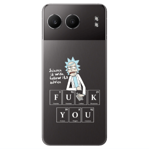 Oneplus Nord 4 Rick Scince is wise Transparent Silicone TPU Θήκη