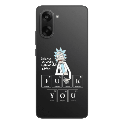 Oneplus Nord CE 5 Rick Scince is wise Transparent Silicone TPU Θήκη