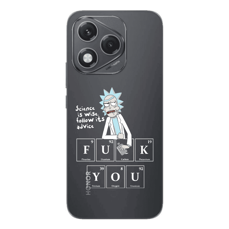Honor 400 Lite Rick Scince is wise Transparent Silicone TPU Θήκη