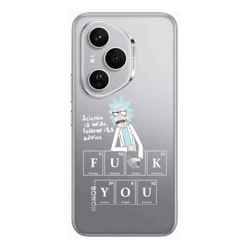 Honor Magic 400 Pro Rick Scince is wise Transparent Silicone TPU Θήκη