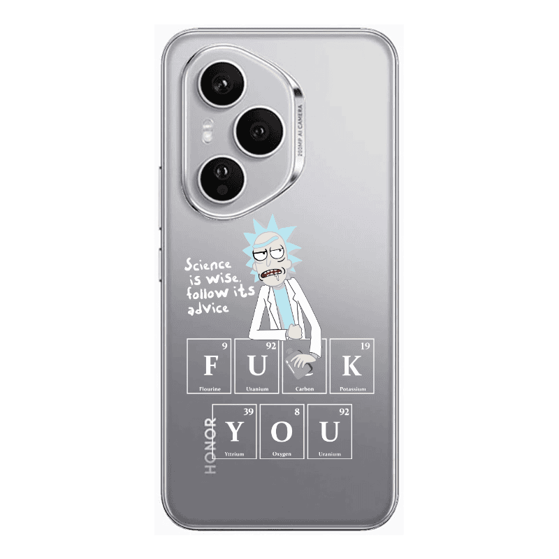 Honor Magic 400 Pro Rick Scince is wise Transparent Silicone TPU Θήκη