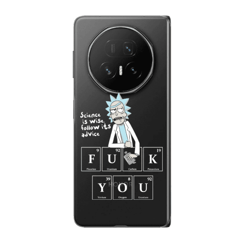 Honor Magic V5 Rick Scince is wise Transparent Silicone TPU Θήκη