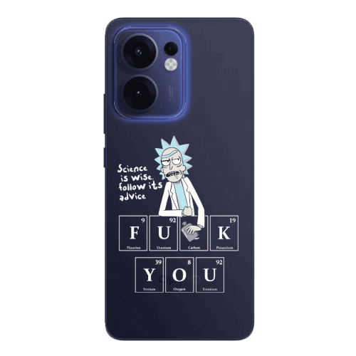 Oppo Reno13 FS Rick Scince is wise Transparent Silicone TPU Θήκη