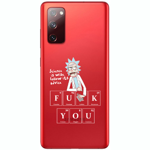 Samsung S20 FE Rick Scince is wise Transparent Silicone TPU Θήκη