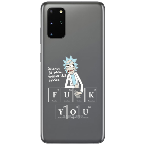 Samsung S20 Plus Rick Scince is wise Transparent Silicone TPU Θήκη