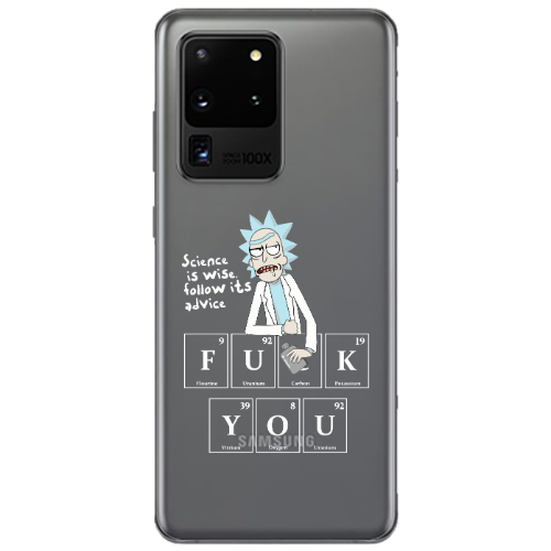 Samsung S20 Ultra Rick Scince is wise Transparent Silicone TPU Θήκη