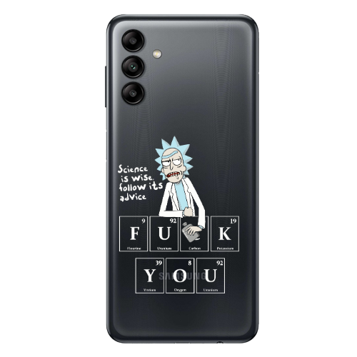 Samsung A13 5G Rick Scince is wise Transparent Silicone TPU Θήκη