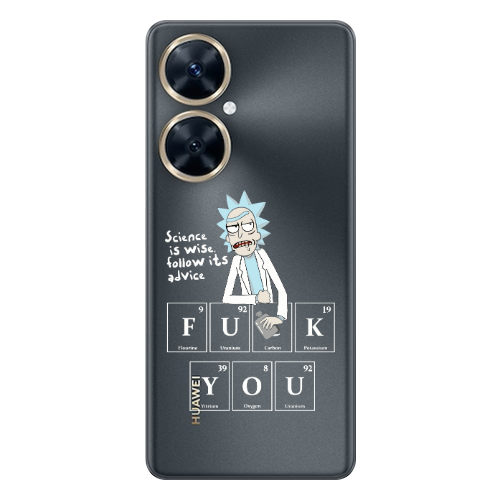 Huawei Nova 11i Rick Scince is wise Transparent Silicone TPU Θήκη
