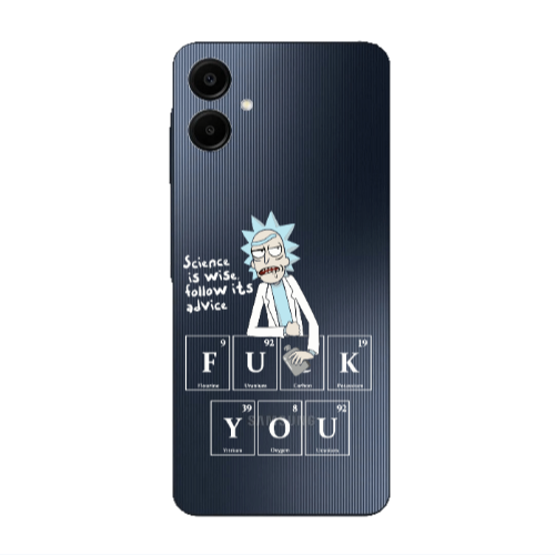 Samsung A06 Rick Scince is wise Transparent Silicone TPU Θήκη