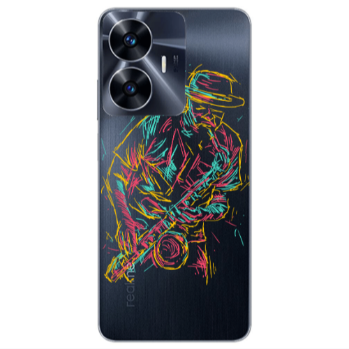 Realme Note 50 Jazz Transparent Silicone TPU Θήκη