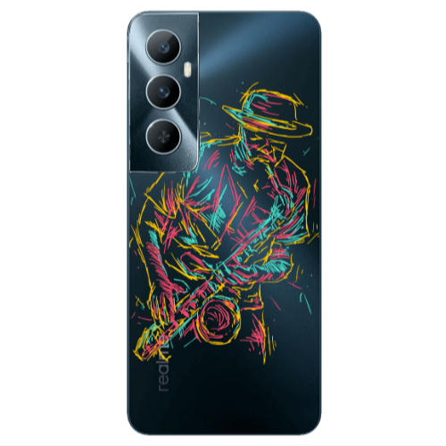 Realme C65 Jazz Transparent Silicone TPU Θήκη