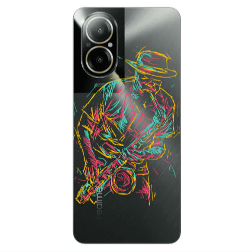 Realme C67 Jazz Transparent Silicone TPU Θήκη